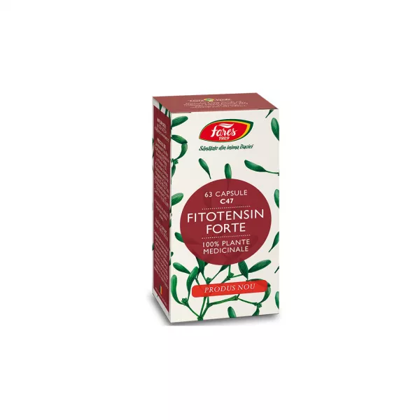 Fitotensin Forte, C47, 63 capsule, Fares