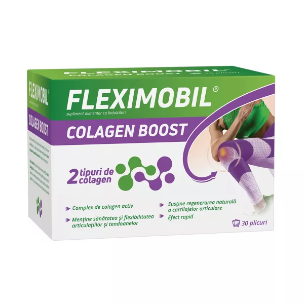 Fleximobil colagen boost, 30 plicuri, Fiterman Pharma