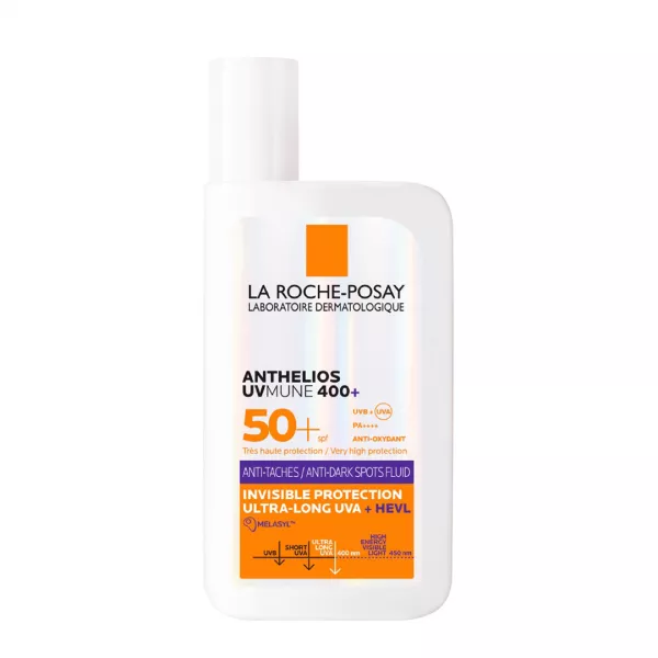 Fluid anti-pete pigmentare cu protectie solara SPF 50+ Anthelios UVmune 400+ HEVL, 50 ml, La Roche Posay