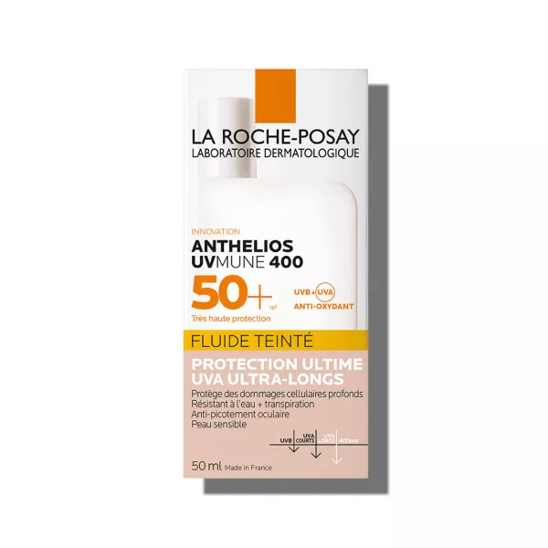 Fluid colorat pentru protectie solara SPF 50+ Anthelios UVmune, 50 ml, La Roche Posay