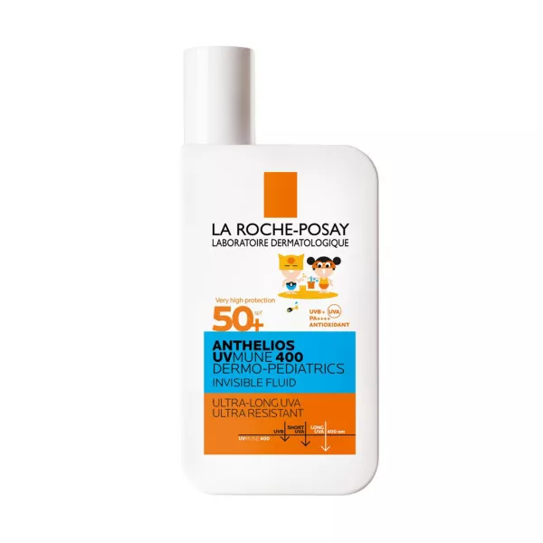 Fluid invizibil cu protectie solara SPF50+ pentru copii fata si corp Anthelios Dermo-Pediatrics, 50 ml, La Roche Posay