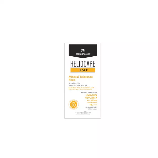 Fluid mineral pentru protectie solara cu SPF 50 Heliocare 360, 50 ml, Cantabria Labs