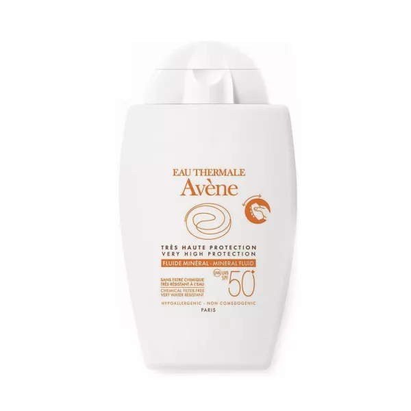 Fluid mineral pentru protectie solara SPF 50+, 40 ml, Avene