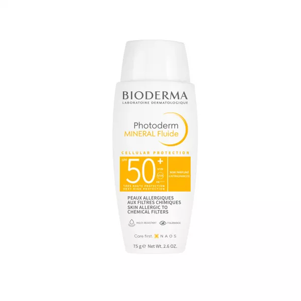 Fluid Nude Touch Mineral Auriu cu SPF50+ Photoderm, 40 ml, Bioderma