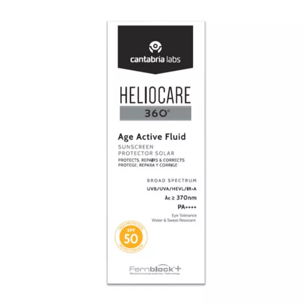 Fluid pentru protectie solara cu SPF 50 Age Active Heliocare 360, 50 ml, Cantabria Labs