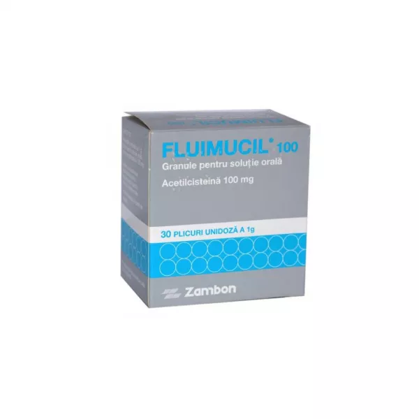 Fluimucil 100, 30 plicuri, Zambon