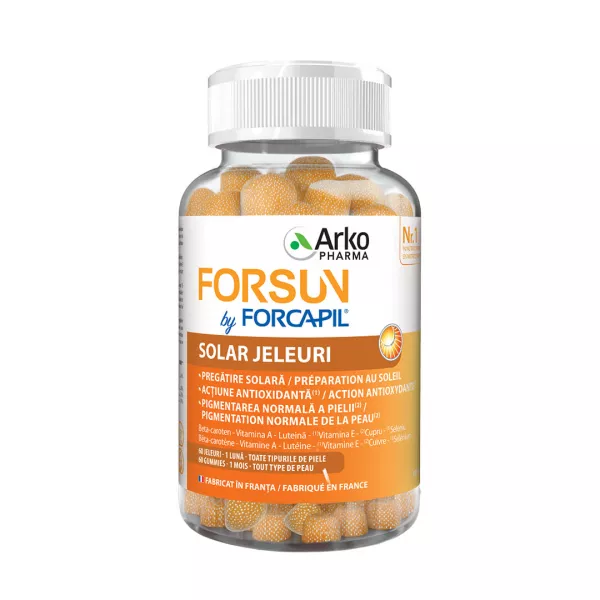 Forcapil Forsun Solar, 60 jeleuri, Arkopharma