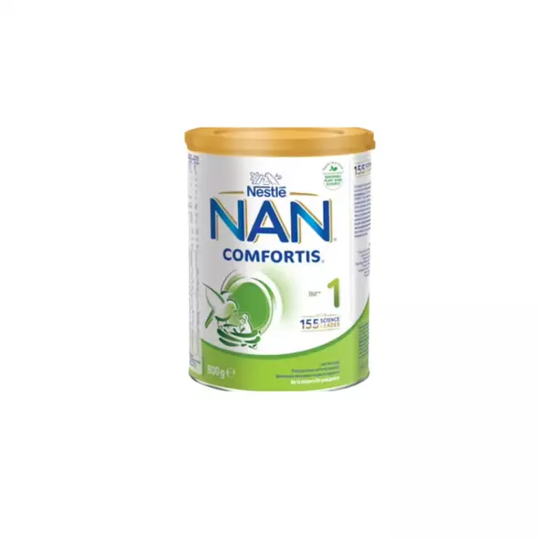 Formula lapte de inceput pentru sugari Nan 1 Comfortis, 800g, Nestle