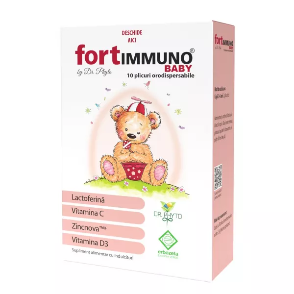 Fortimmuno Baby, 10 plicuri orodispensabile, Dr. Phyto