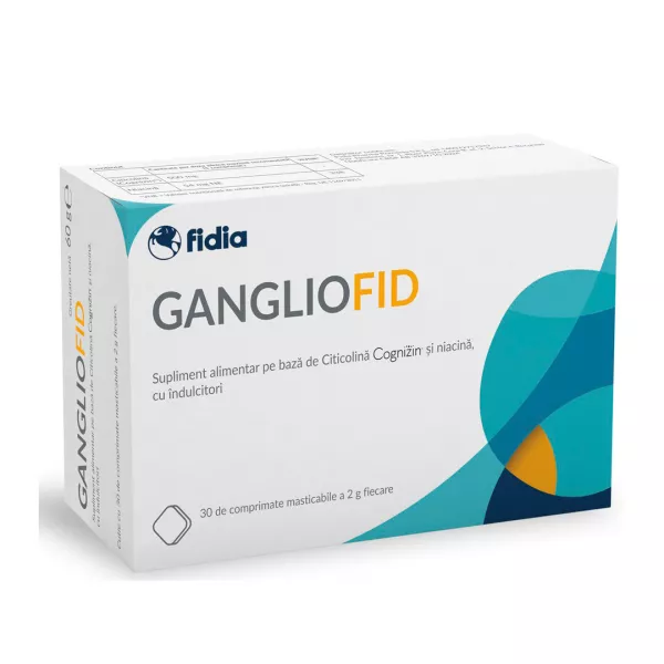 GanglioFid, 30 comprimate masticabile, Fidia Farmaceutici