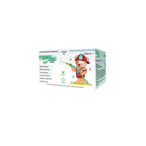 Gastrodep junior, 20 flacoane x 10 ml, Dr. Phyto