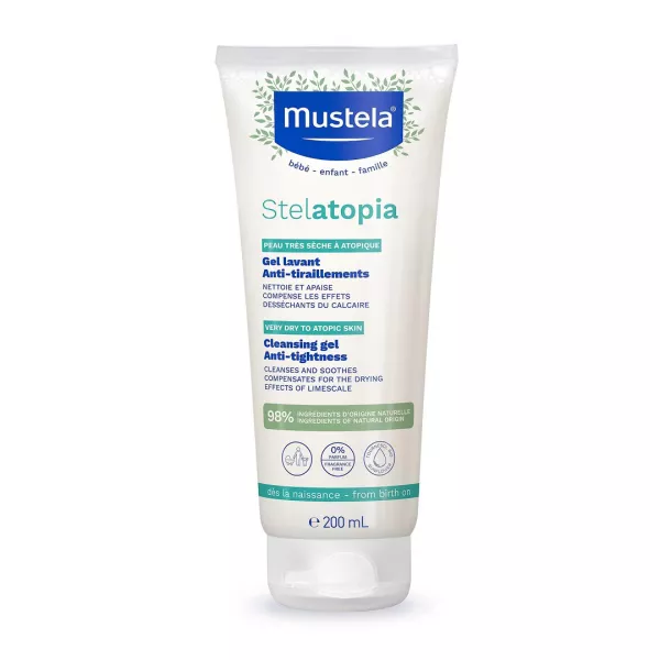 Gel de curatare pentru piele uscata si atopica Stelatopia, 200 ml, Mustela 