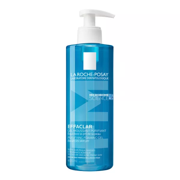 Gel de curatare pentru piele grasa cu tendinta acneica Effaclar +M, 400 ml, La Roche Posay