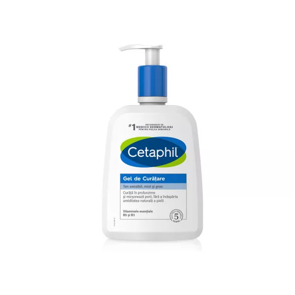 Gel de curatare pentru ten normal-gras, 236 ml, Cetaphil