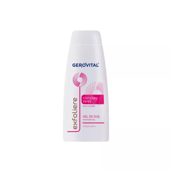 Gel de dus Complex AHA, 400 ml, Gerovital