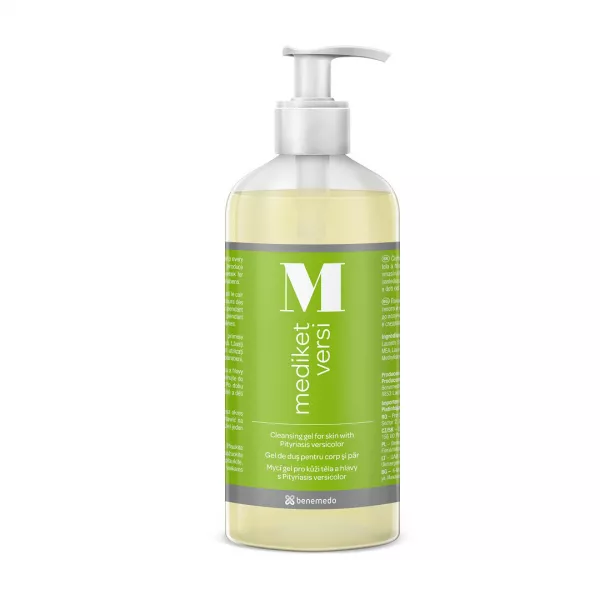 Gel de dus pentru corp si par Mediket Versi, 500 ml, Benemedo