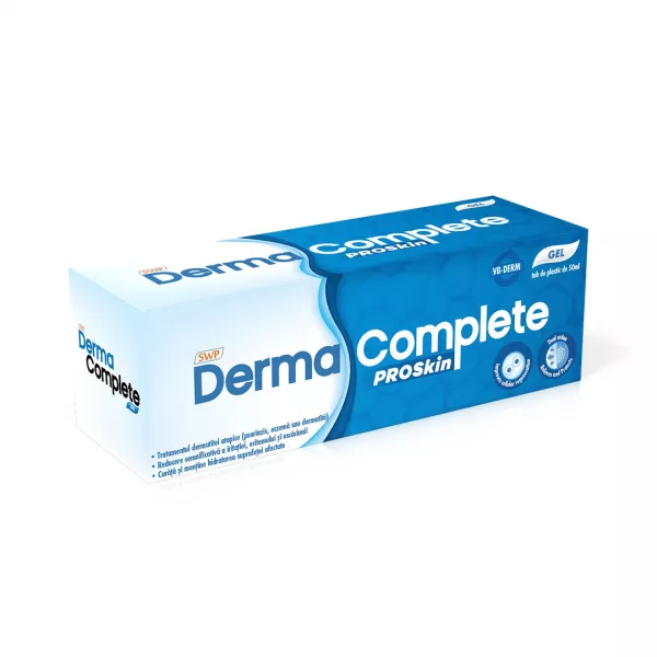 Gel pentru afectiuni cutanate ale pielii Derma Complete Proskin, 50 ml, Sun Wave Pharma