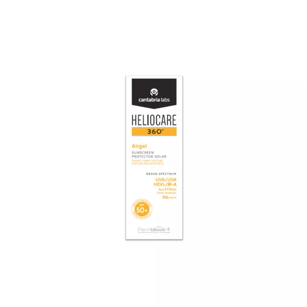 Gel protectie solara SPF 50+ Heliocare 360° Airgel, 60 ml, Cantabria Labs