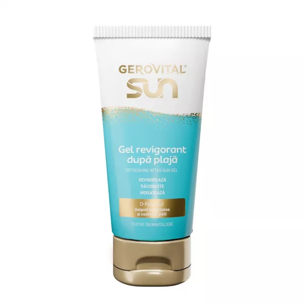 Gel revigorant dupa plaja Sun, 150 ml, Gerovital