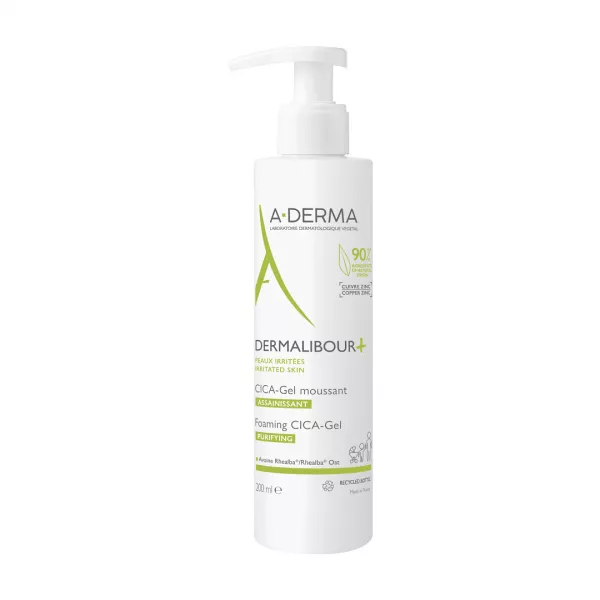 Gel spumant anti-iritatii Dermalibour+Cica, 200 ml, Aderma