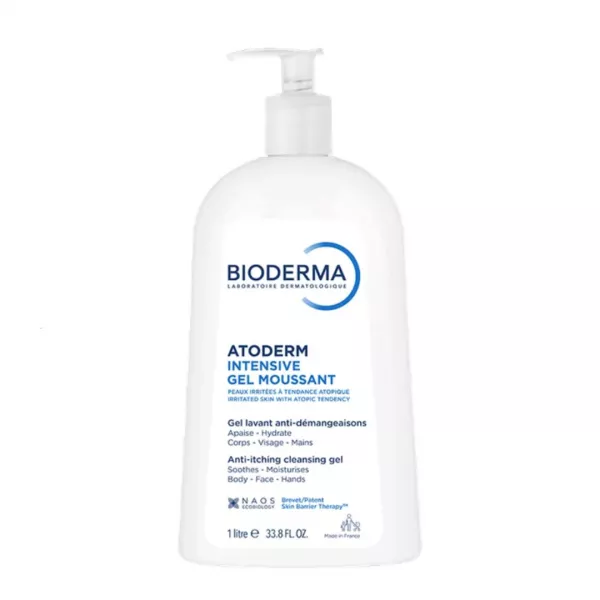 Gel spumant Atoderm Intensive, 1 L, Bioderma