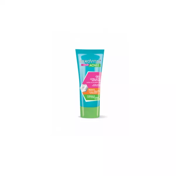 Gel Ultra-Activ pentru corp Stop Acnee, 50 ml, Gerovital