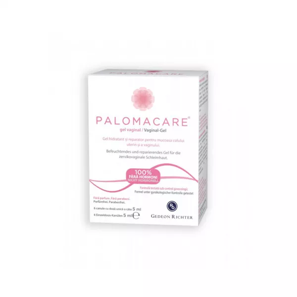 Gel vaginal, 5 mg x 6 bucati, Palomacare