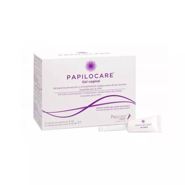 Gel vaginal Papilocare, 5 ml, 21 canule,  Gedeon