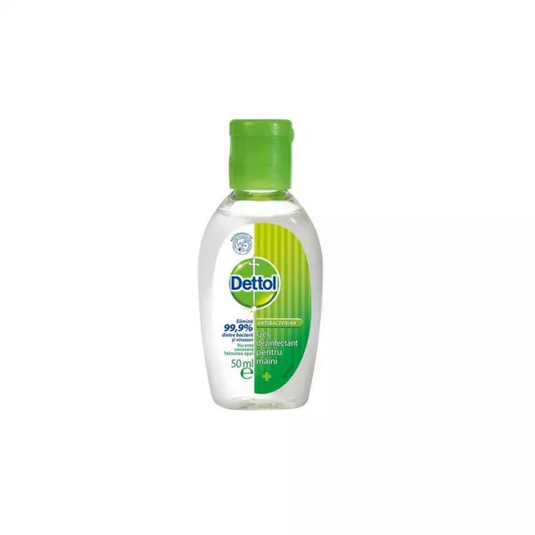 Gel antibacterian dezinfectant pentru maini, 50 ml, Dettol
