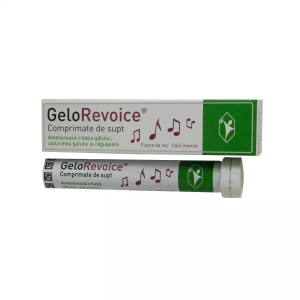 GeloRevoice Flori de soc, fara mentol, 20 comprimate, Phol Boskamp