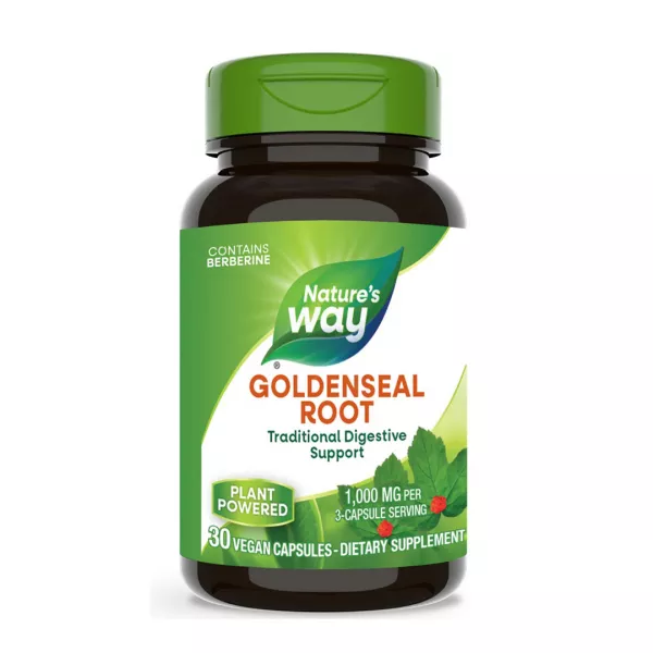 Goldenseal Root Natures Way, 570 mg, 30 capsule, Secom