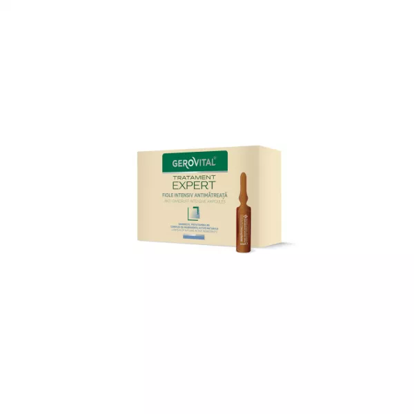 Fiole Intensiv Antimatreata, Tratament Expert, 10 fiole x 10 ml, Gerovital 
