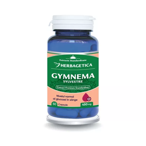 Gymnema Sylvestre, 60 capsule, Herbagetica