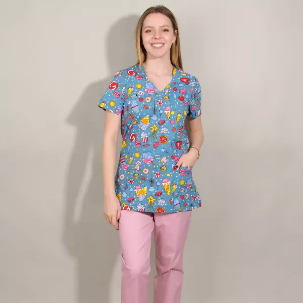 Halat chirurgical MS Ana, cod 94, Spandex