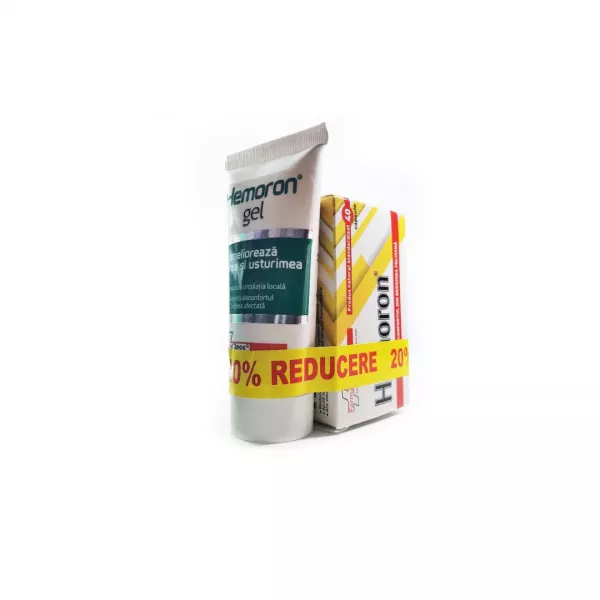 Hemoron 40 capsule + Hemoron gel 100 ml, 20% Reducere
