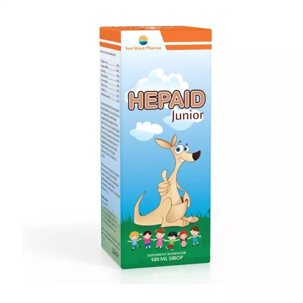 Sirop Hepaid Junior, 100 ml, Sun Wave Pharma