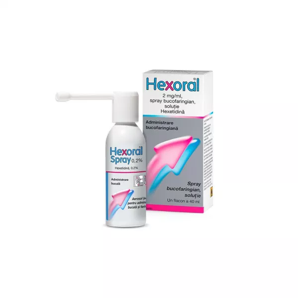 Hexoral spray 2mg, 40 ml, Johnson&Johnson