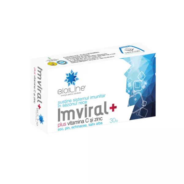 Imviral Plus Vitamina C si Zinc, 30 tablete, Helcor