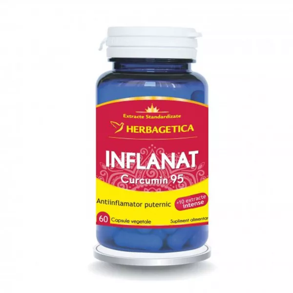 Inflanat Curcumin 95, 60 capsule, Herbagetica