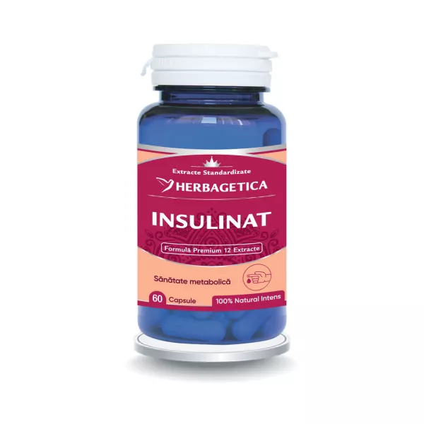 Insulinat, 60capsule, Herbagetica