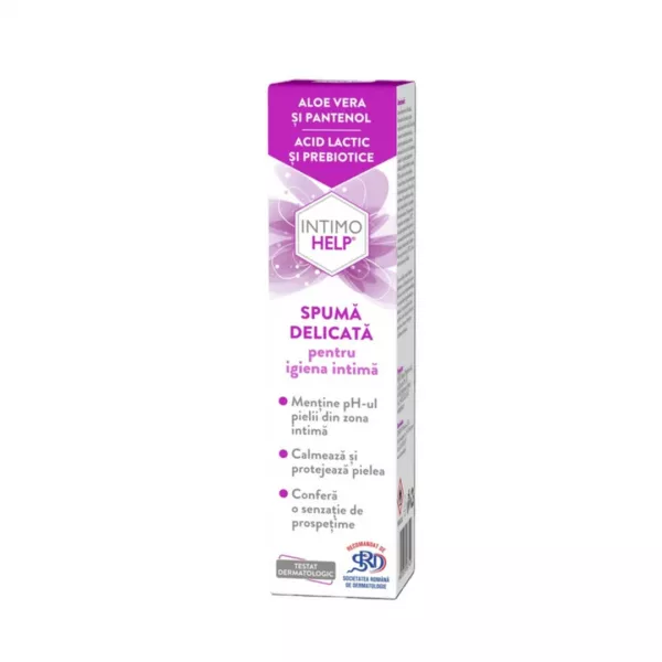 Intimohelp spuma delicata pentru igiena intima, 150 ml, Zdrovit