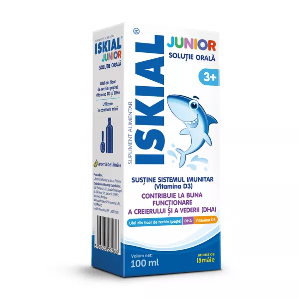 Iskial Junior Solutie orala 3 ani+, 100 ml, USP
