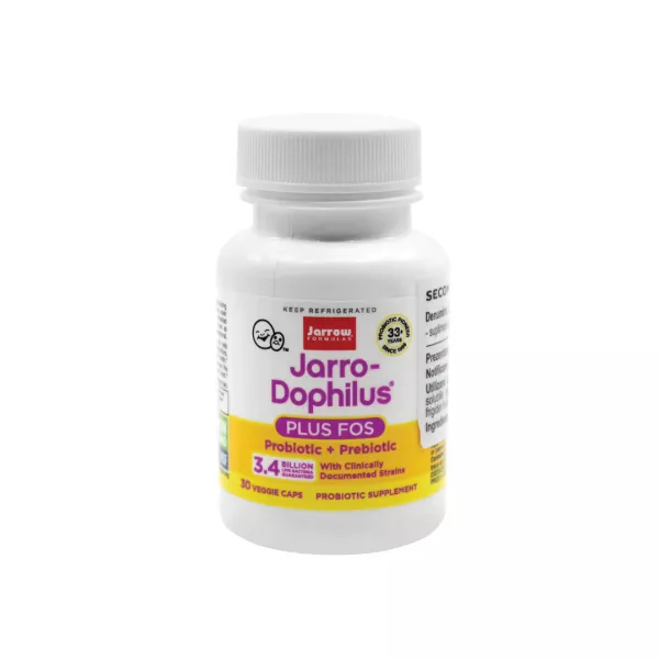 Jarro-Dophilus®+FOS 30 capsule vegetale, Secom