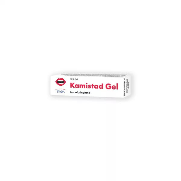 Kamistad, 20 mg + 185 mg/g gel, 10 g