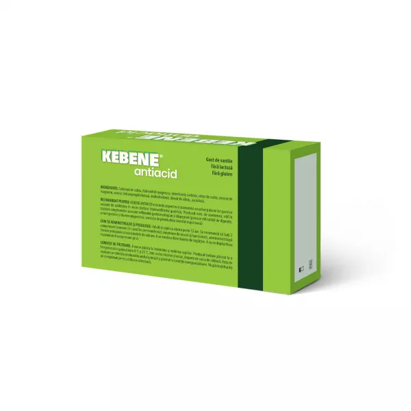 Kebene Antiacid, 40 comprimate, Terapia
