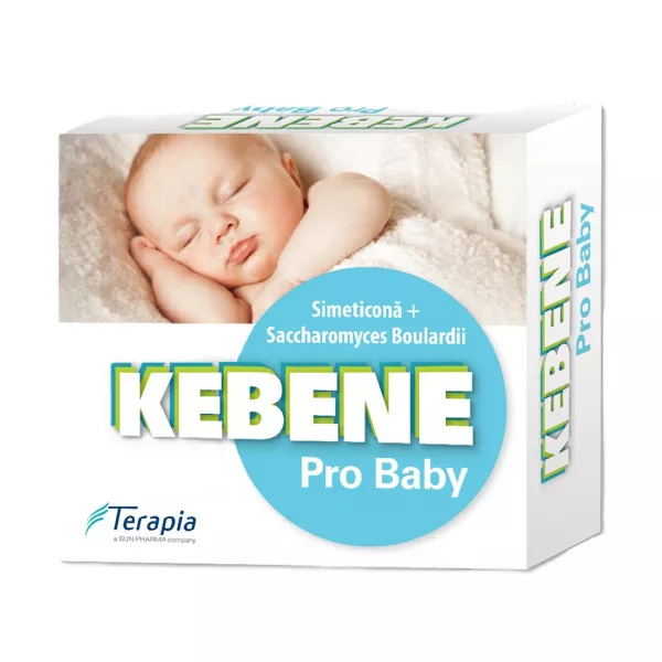 Kebene Pro Baby simeticona picaturi orale 20 ml + Saccharomyces Boulardii 2g, Terapia SA