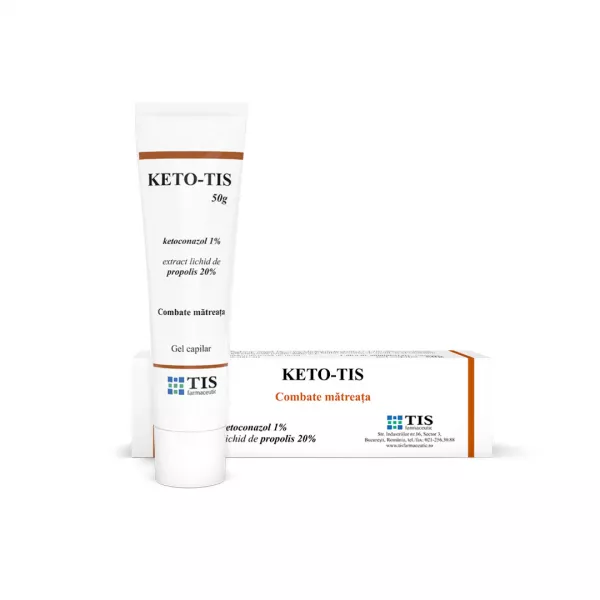 Keto-Tis gel capilar, 50 g, Tis Farmaceutic