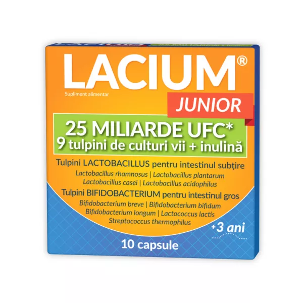 Lacium Junior 25 miliarde UFC, 10 capsule, Zdrovit