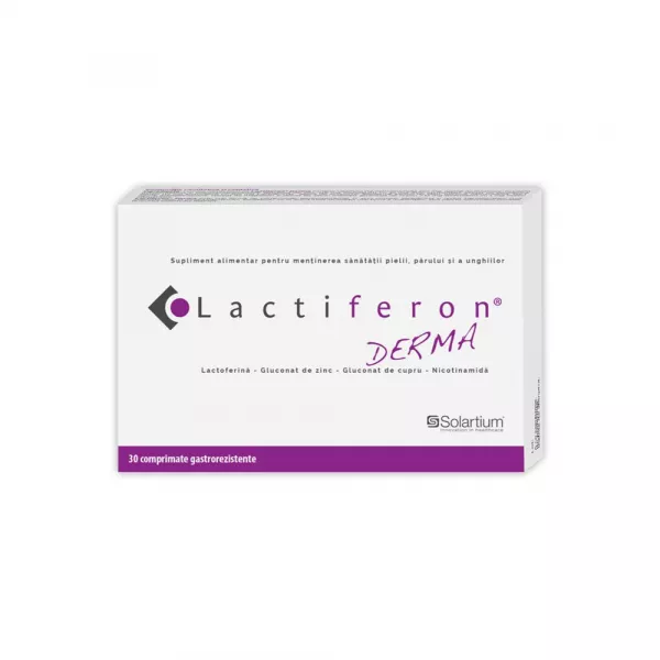 Lactiferon Derma, 30 comprimate, Solartium