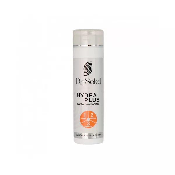 Lapte demachiant 3 in 1 Hydra Plus, 250 ml, Dr. Soleil